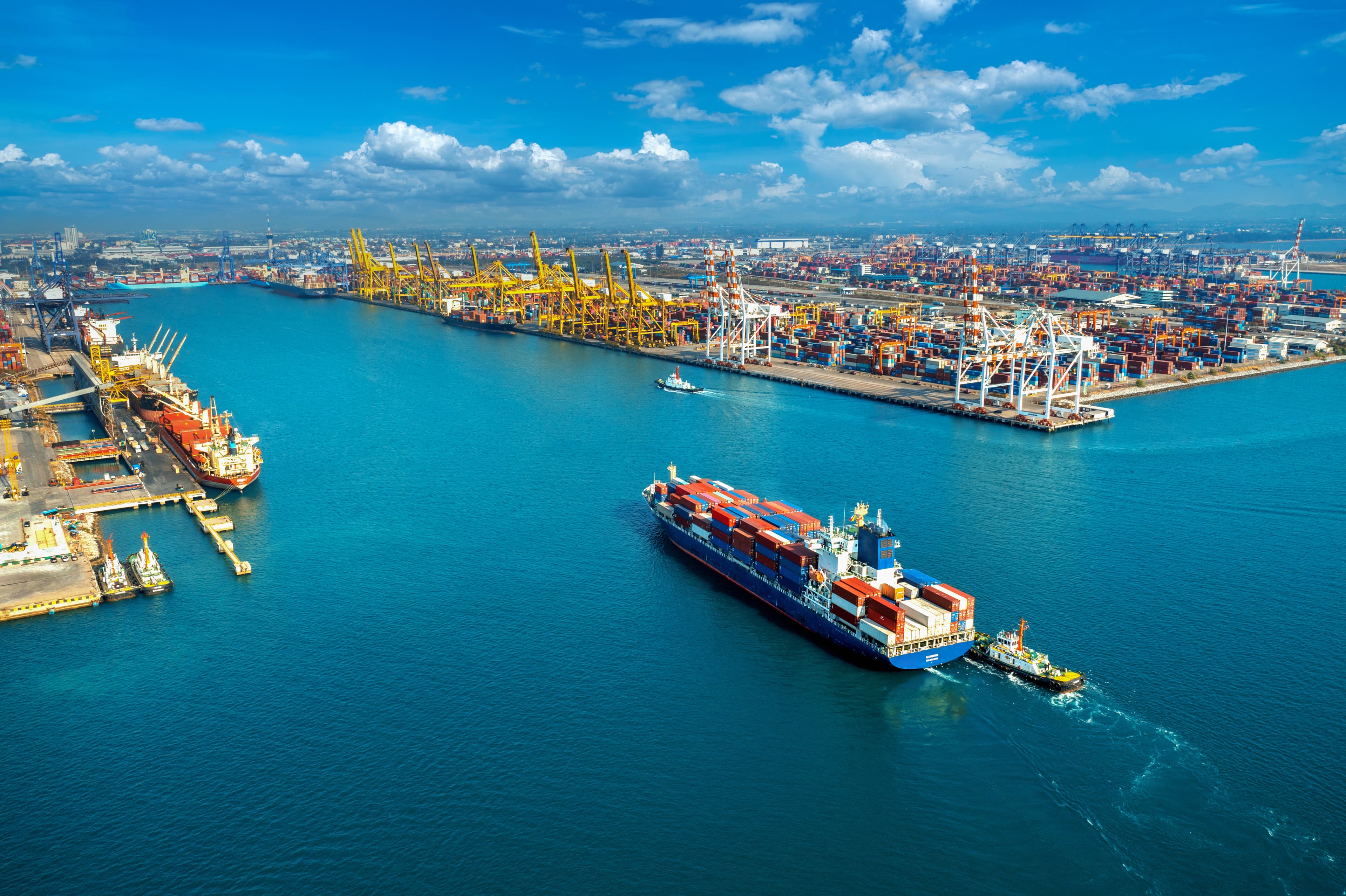 Ocean Logistics Background